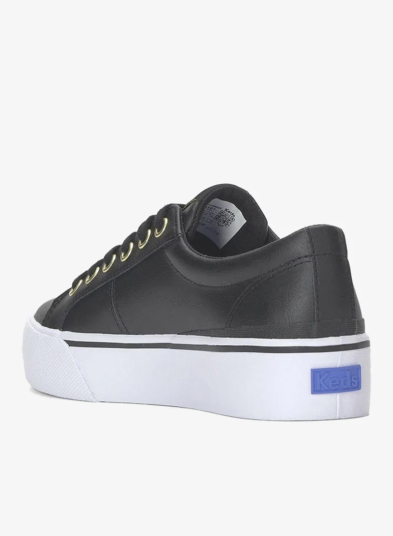 Keds black Keds Women's Jump Kick Duo Leather  Casual Sneaker Black for Women | Best Price UAE